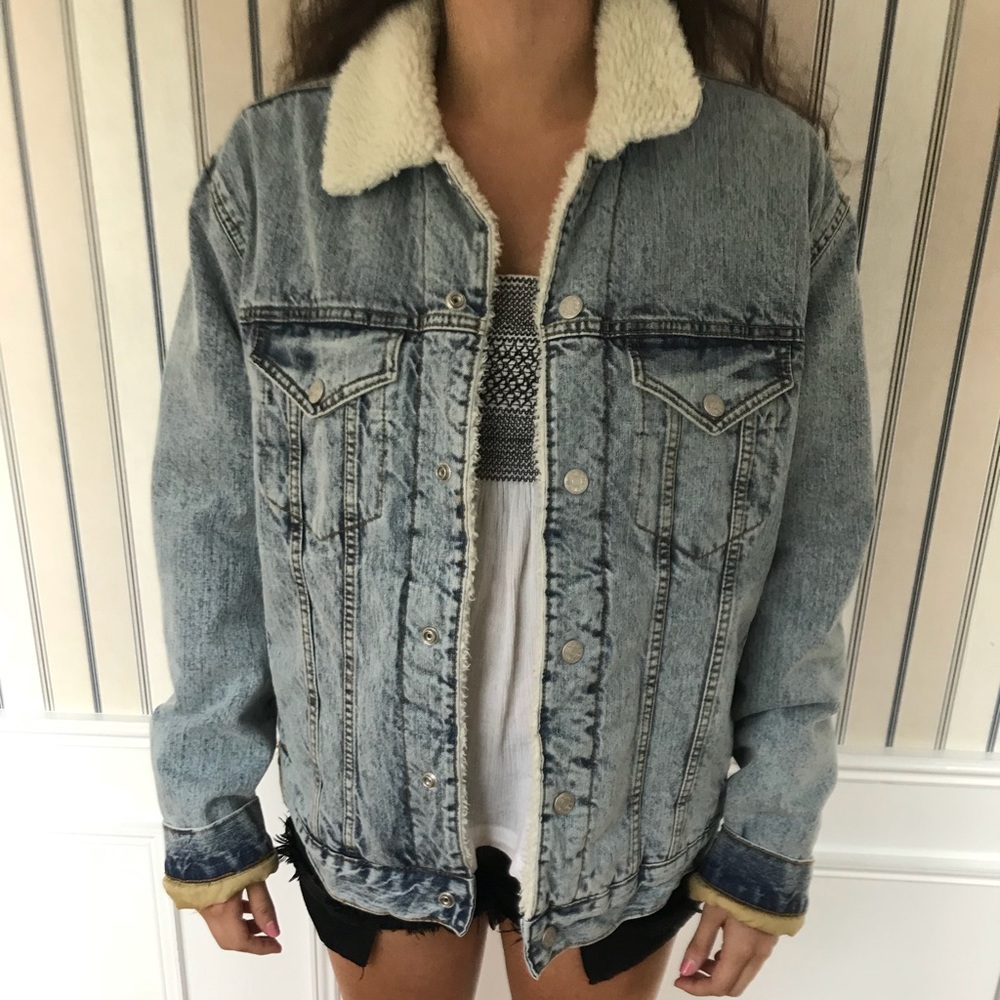BDG shearling denim jacket.